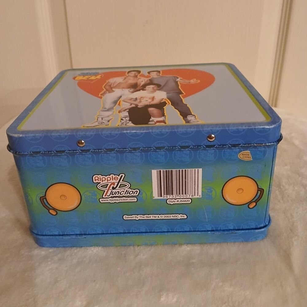 Vintage Y2K 2003 Saved By The Bell "Beef Cakes" Metal Tin Lunch Box - Picture 5 of 8